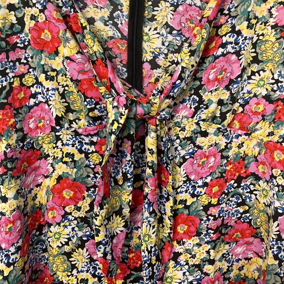 Floral Boho Maternity Dress Size US 6 GLAMOUROUS BLOOM Shift with Tie Detail - Picture 5 of 8